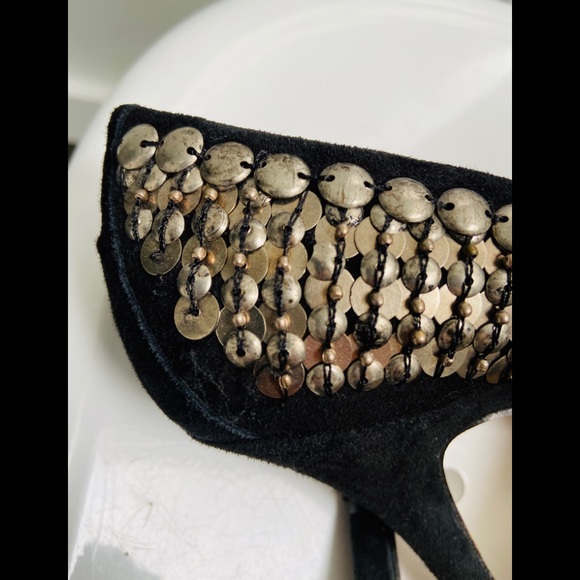 Isabel Marant for H&M metal sequins suede heels - Picture 5 of 8